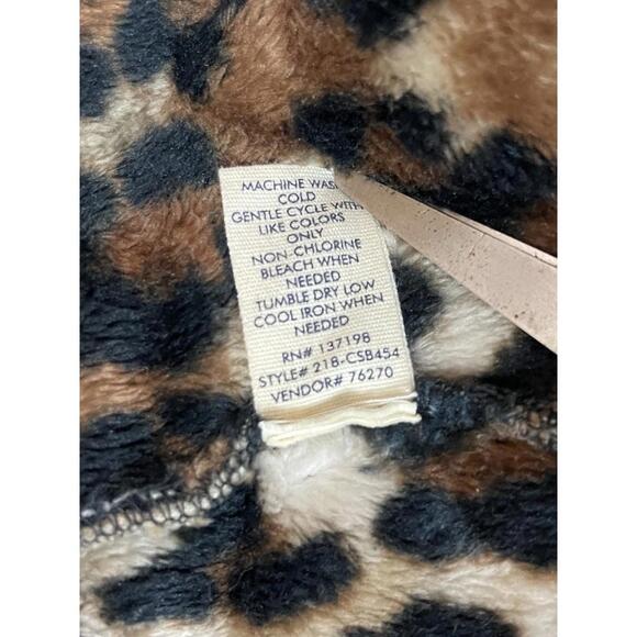 BKE Buckle Leopard Print Jacket Womens Large !! - Picture 10 of 14